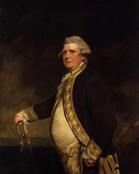 Sir Joshua Reynolds Portrait of Admiral Augustus Keppel oil painting picture